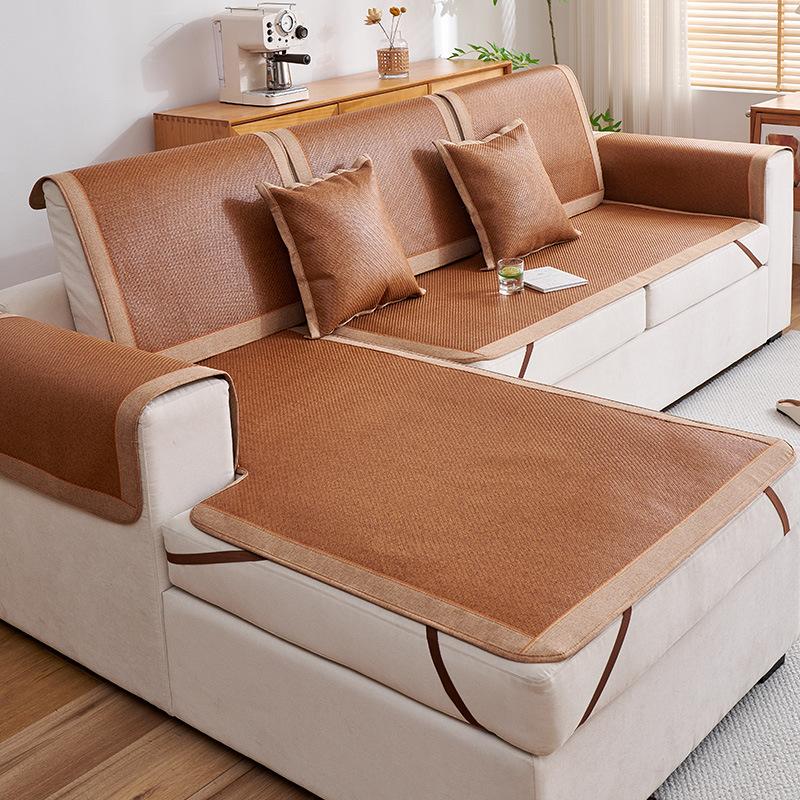 Summer Summer Rattan Mat Sofa Cushion Non-Slip Advanced Seat Cushion  New Sofa Cover Cover Cloth Towel