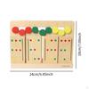 Slide Puzzle Color Matching Kids Learning Toys Sorting Busy Board Brain Teasers Game Early