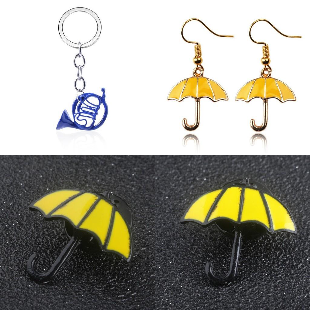 Met I How Your Mother Horn Umbrella Keyring Alloy Necklace Jewelry Gift Fashion