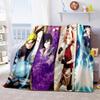 Japanese anime cartoon NARUTO famous Uzumaki Naruto blanket soft home furnishing nap decoration four seasons warm Sherpa blanket B5