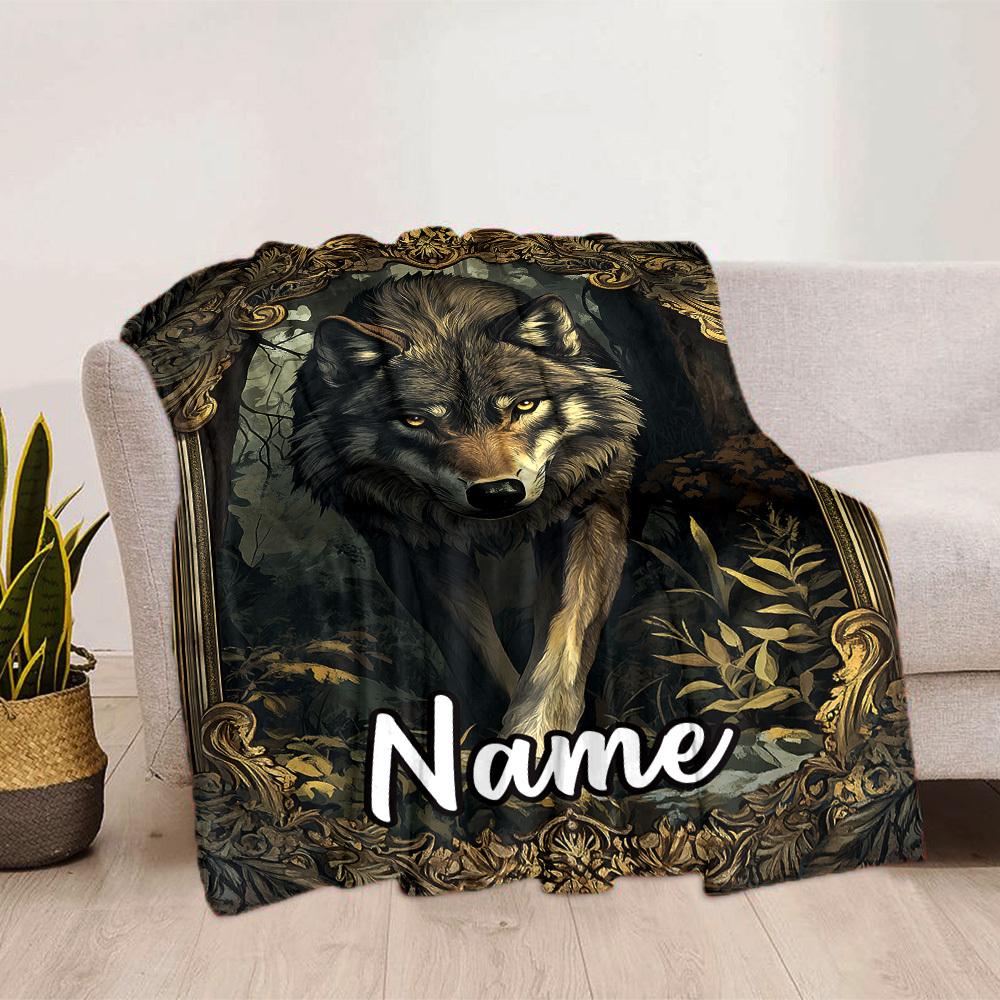 Floral Hippo Home Blanket Customize Your Names Comfortable Soft Lightweight Allseason Multipurpose Blanket For Picnics Sofas Offices Beds Living Rooms