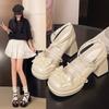 Bow High Heels for Women, Round Toe, Thick Heel, Sweet and Cute, Plus Size High Heels for Women