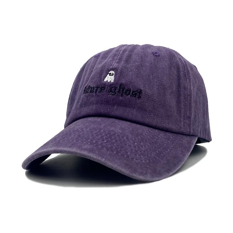 Future Ghost Stickerei Baseballmütze Mädchen Jungen Sonnenhut Punk Hip Hop Tennismütze Mütze für Damen Verstellbare Snapback Mütze Herren Bobmütze