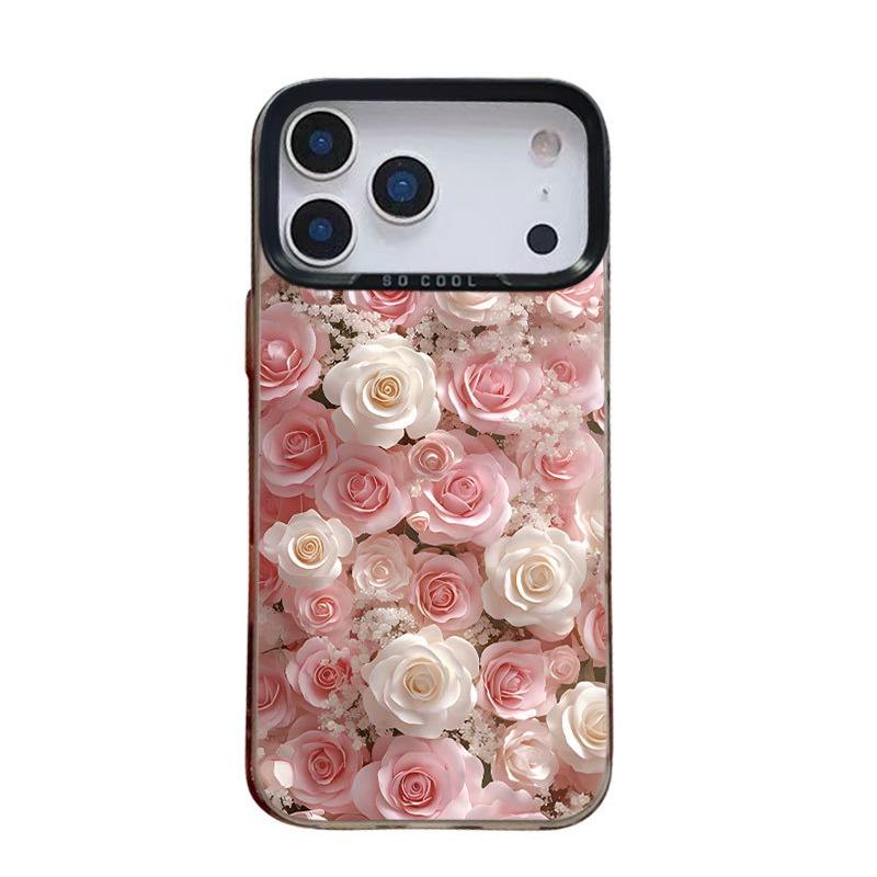 Rose Sea Pattern Cute Girls Phone Case For Apple Iphone