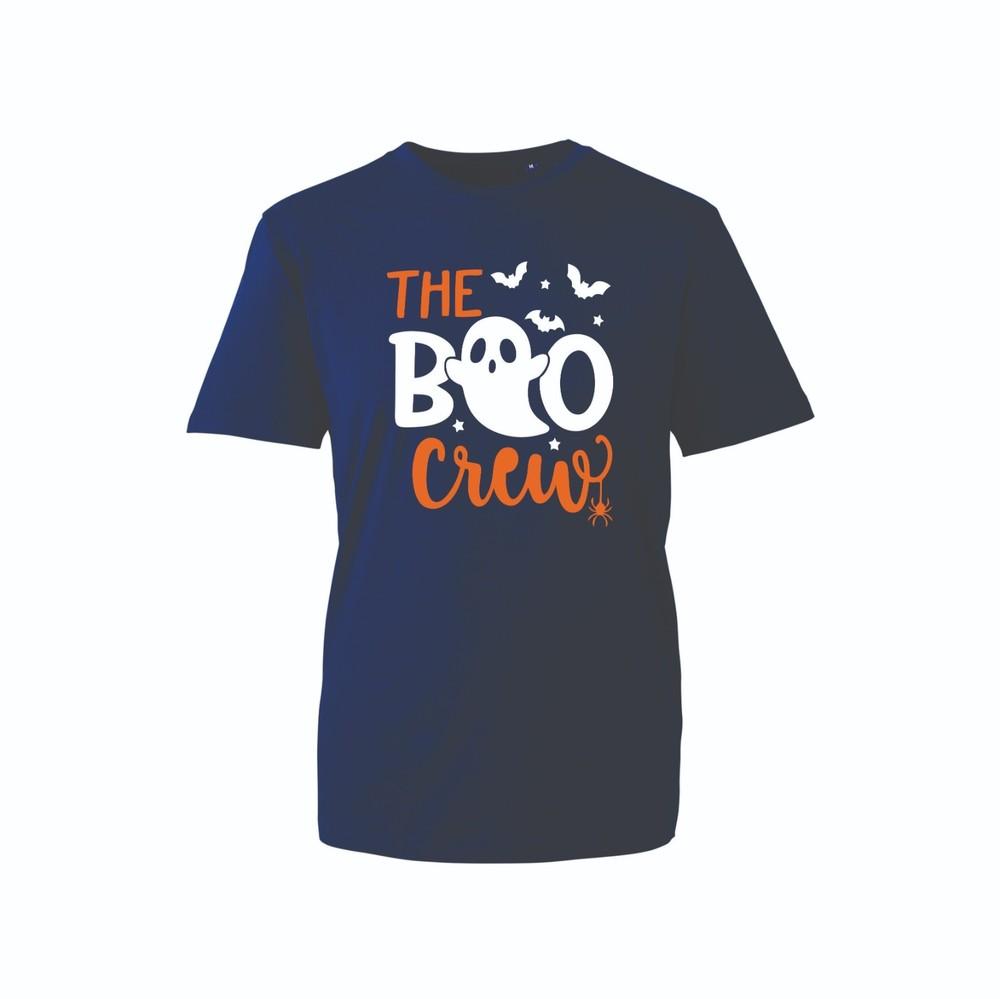 The Boo Crew Halloween TShirt Funny Ghost Spooky Costume Party Graphic Tee S