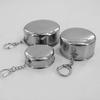 Portable Stainless Steel Collapsible Cup with Keychain