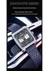Sanda Men's Chronograph Quartz Watch: Square Dial, Three Eyes, Six Hands, Luminous, Calendar, Waterproof.