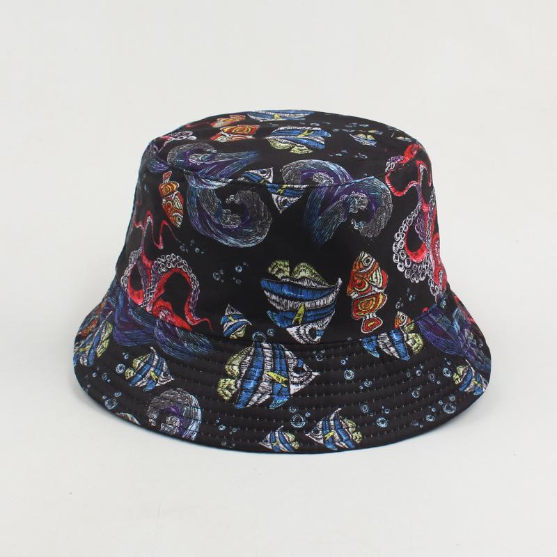 Versatile Hat Style Double Sided Wearing Womens Sunshade Fisherman Hatscaps