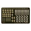 FS350049 1/350 WWII USN 5inch-38 Twin Mount Mk32 Without Blastbags (5 Set) 3D Pr Proportional Toy Model