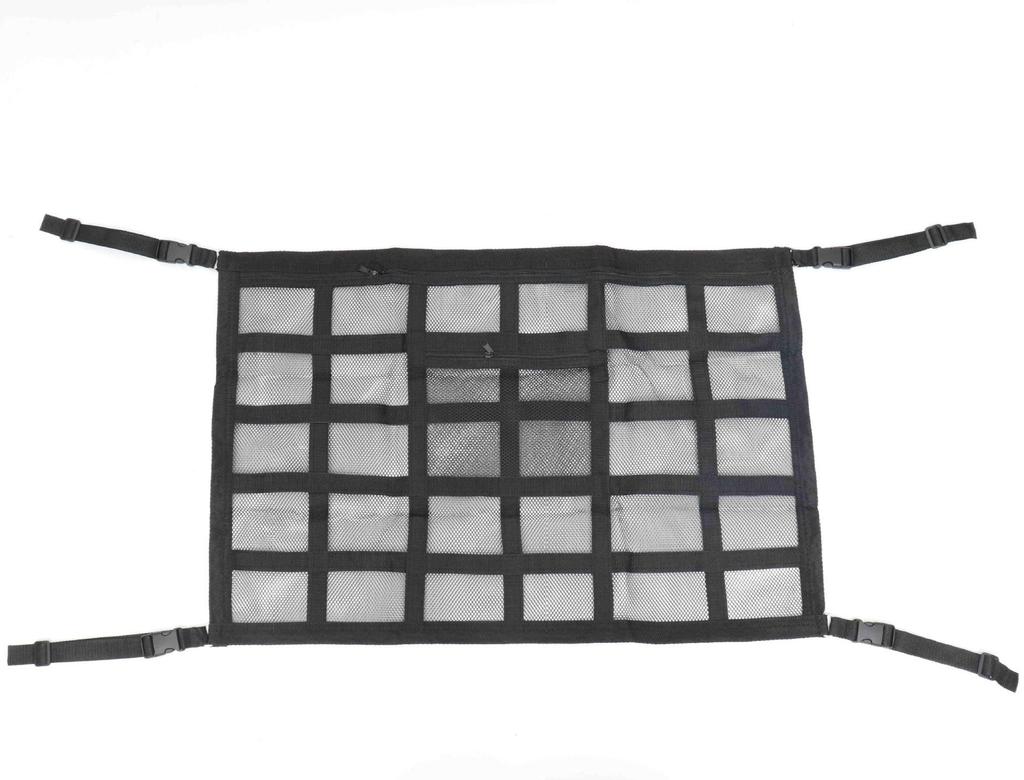 Universal Car Roof Storage Net with Reinforced Straps