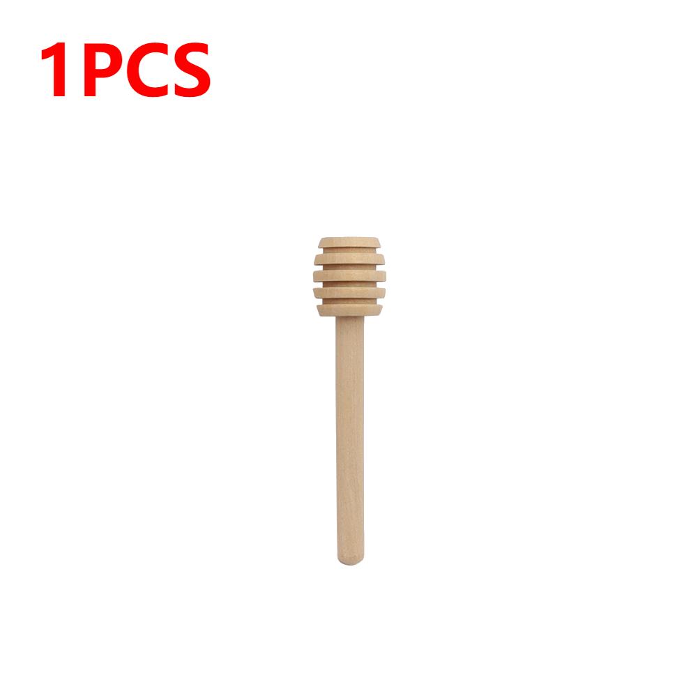 

1-50PCS Dessert Spoon Honey Stir Bar Honey Spoon Mixing Handle Jar Spoon Wooden Honey Spoon Coffee Tea Tableware Utensils