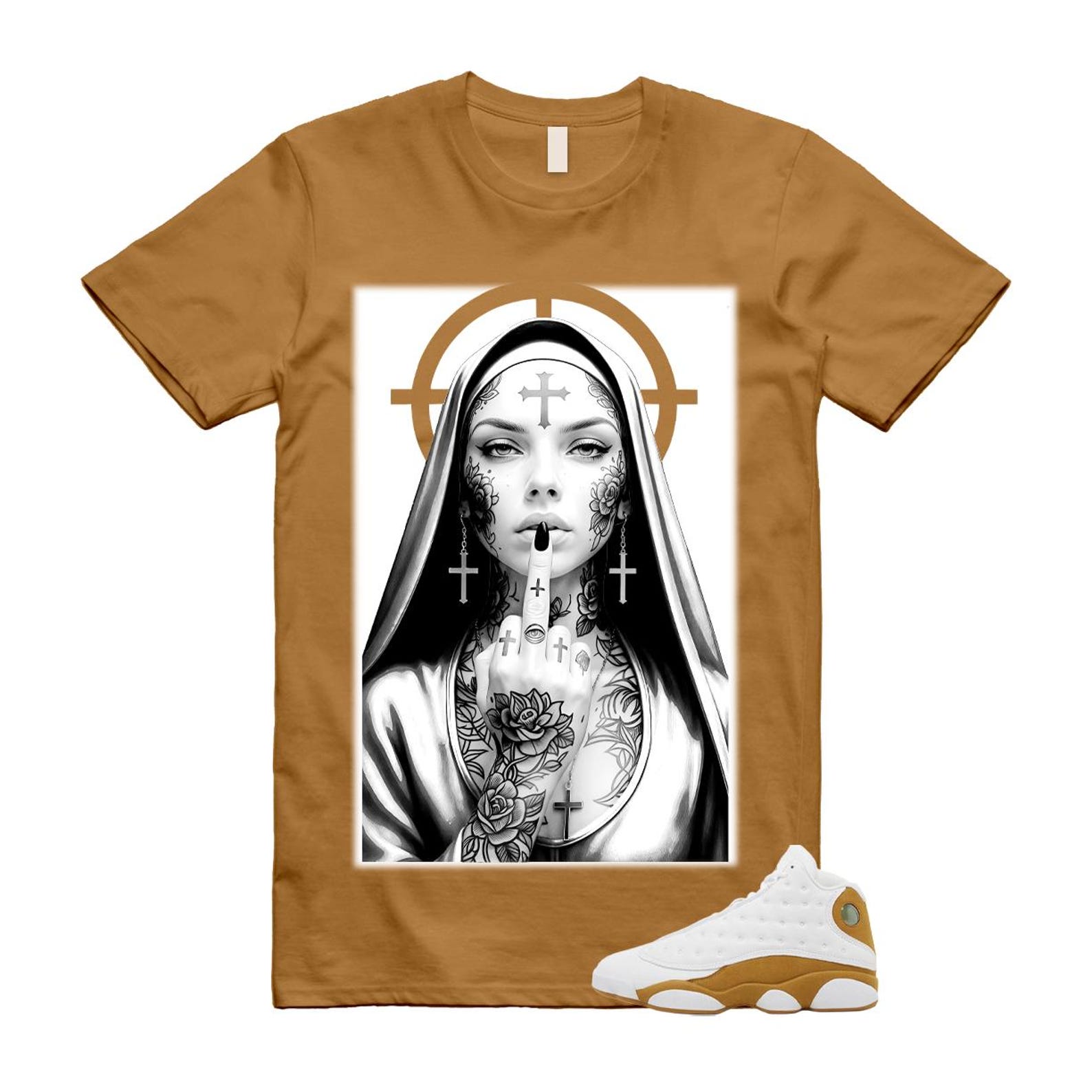13 Wheat White T Shirt Match NUN M
