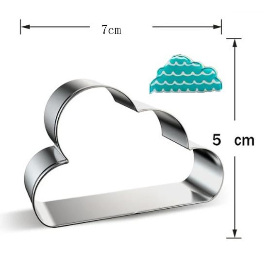 Nori Tăietor Metalic pentru Biscuiți Forme pentru Copt Decorare Tort Fondant Instrument de Patiserie Biscuiți de Patiserie Artizanat