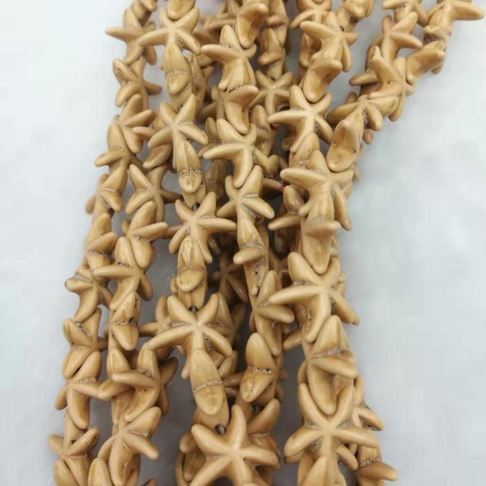 Stone Powder Starfish Turquoise Beads Waterproof DIY Anklet Accessory Bracelet