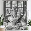 Humorous Funny Dogs Cute Shower Curtain: Embrace the Quirky Design, Vintage Dog Art Waterproof Polyester Fabric Bath Curtain