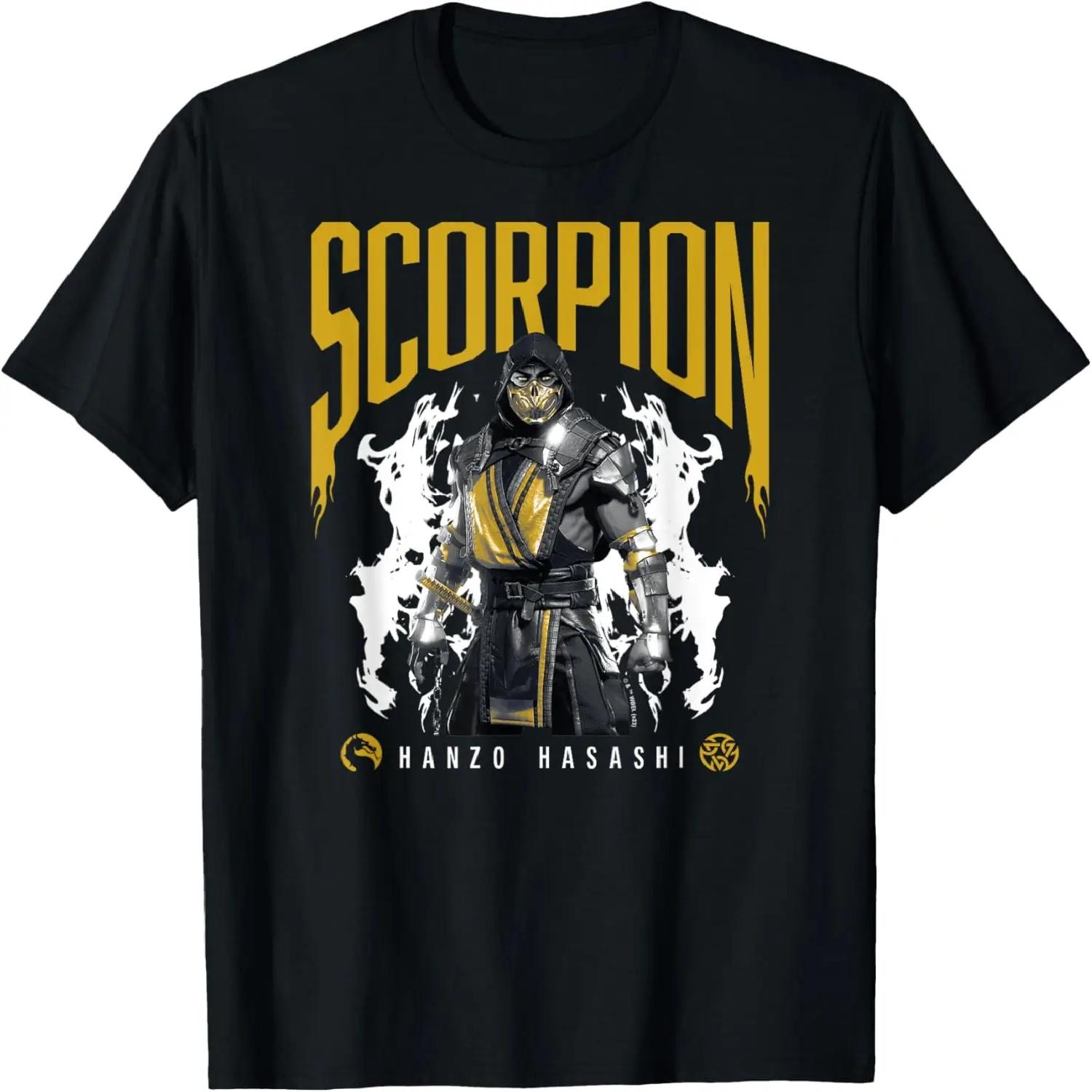 Mortal Kombat - Scorpion Hanzo Hasashi T-Shirt S чёрный