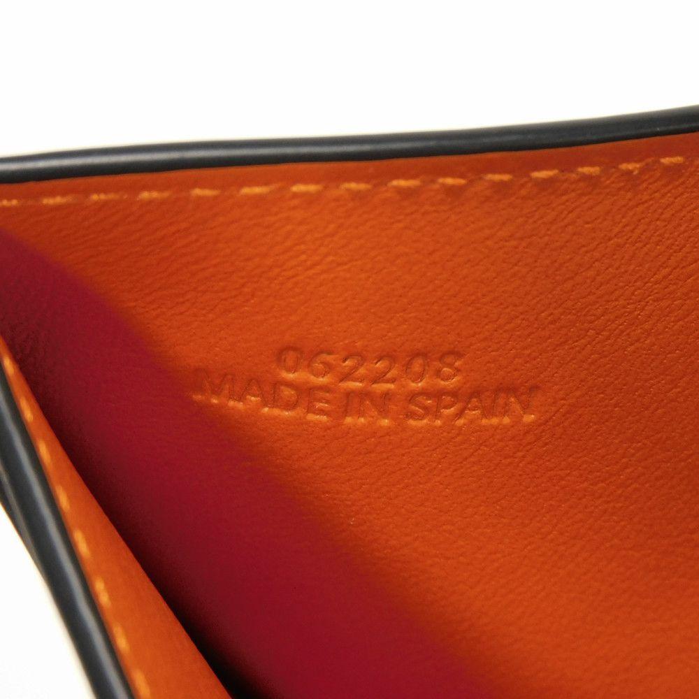 Used 12695 Cocktail Trifold Wallet C643TR2X13 7942 Anagram Lemon Stone Orange Paula's Ibiza Yellow Women's from Japan