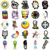 50 Colorful Cartoon Stickers for Suitcase, Laptop, Scooter, Motorcycle