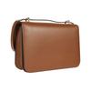 Tory Burch Eleanor Double T Large Logo Matte Flap Stitching Leather Shoulder Crossbody Bag Women Bags Caramel-Brown 75003-909