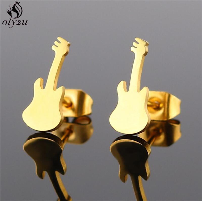 Minimalist Stainless Steel Dentist Tooth Stud Earring Women Men Cute Cross Earings Leaf Swallow Earing Party Accessories