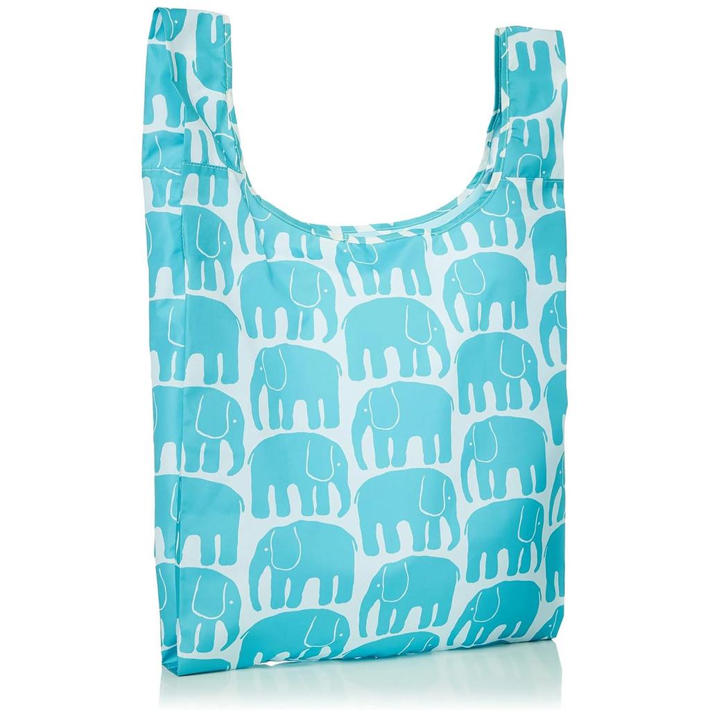 Marushin Elephantie Blue Eco Made with Recycled Perfect for or as a Gift Finlayson/Finlayson Bag, Polyester, Mother's Day, Birthdays, (Product Number