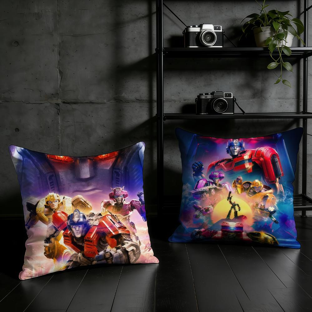 T-Transformers-ES Cartoon O-One-ES cushion cover Home Office Birthday Anniversary Gifts Soft Skin Friendly Cushion Cover