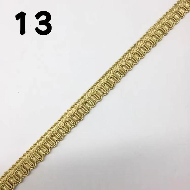 15 Meter Quastenfransen-Spitze im europäischen Stil Besatzkante Band für DIY Nähen Bekleidung Vorhang Sofa Kissen Polsterhandwerk Dekor
