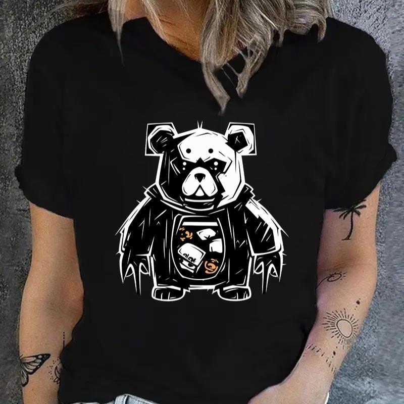 

Women s T-Shirt, Lightweight & Easy to Match, Wardrobe Staple XXL чорний