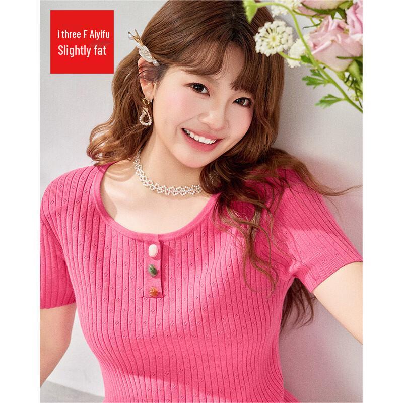 IEF 2026 Summer Korean Chic Solid Versatile Top 2XL