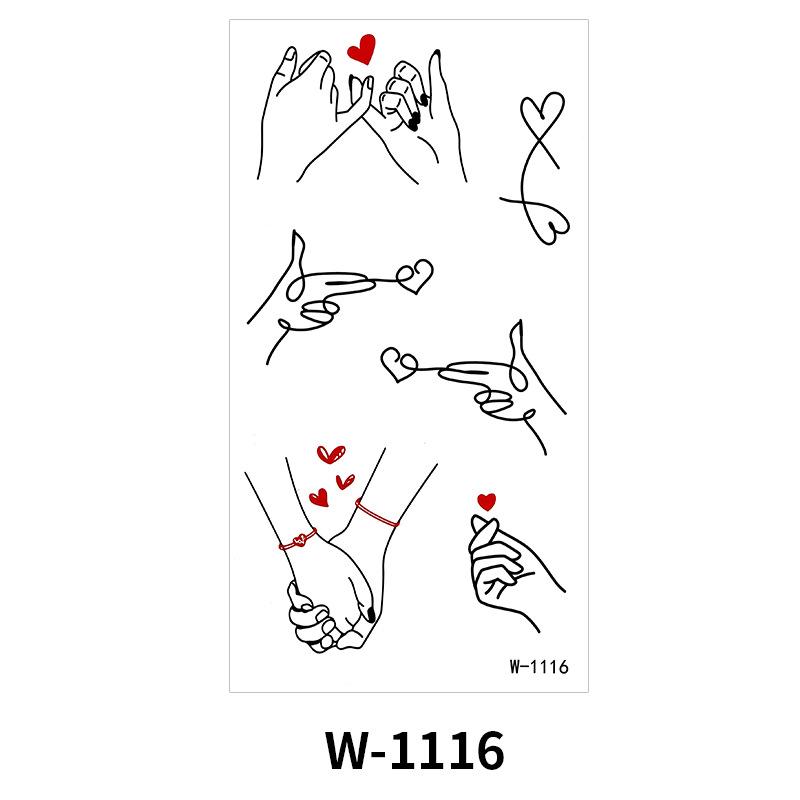 Cartoon Tattoo Sticker Waterproof Small Fresh Children Cute Tattoo Sticker