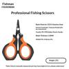 Stainless Steel Fishing Line Scissors With Non Slip Comfort Handle Sharp Durable Blade For Outdoor Fishing Activities