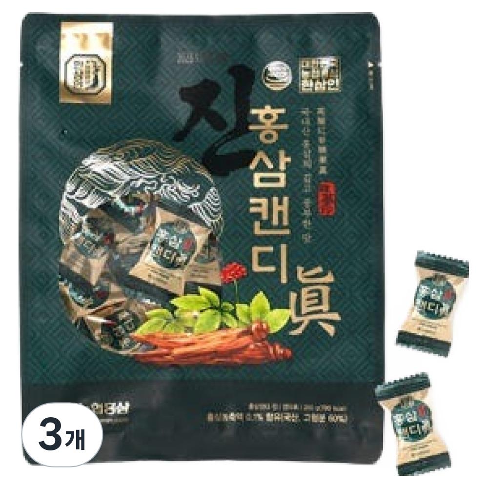 Hansamin Red Ginseng Candy Jin 200g 3 Pcs