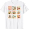 Retro Summer Scene T-Shirt with Beach Vibes Design