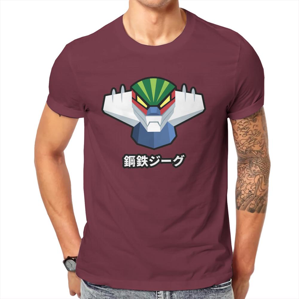 ZX Kotetsu Jeeg Roboter T-Shirt Klassisch Punk Sommer Baumwolle Herren T-Shirts Harajuku Rundhals T-Shirt