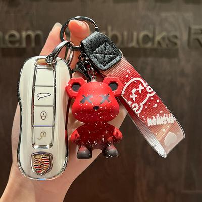 Suitable for Porsche Key Shell CayennemacanPanamera Key Case