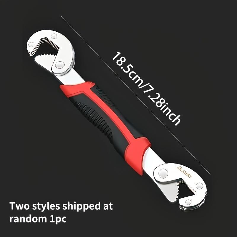 

Multifunctional 2-in-1 Pipe Wrench, Adjustable Torque, Perfect for DIY, Electrician, Bike & Home Maintenance. красный