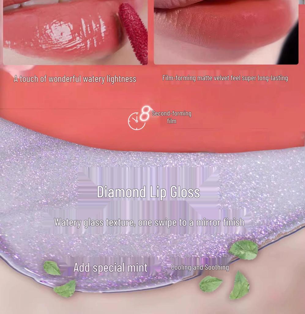 Haggard Black Ash Dual-Ended Lip Glaze & Matte Lipstick Combo - Versatile Nude Lip Gloss & Matte Finish