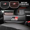 NEW Car Seat Gap Storage Box Leather Storage Box Accessories For GR Yaris Corolla Prius Aqua Vios Mirai Hilux Auris CHR