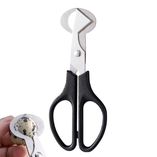 Quail Egg Scissors - Quail Egg Scissors - Stainless Steel Quail Egg Cutter | Quail Egg Cracker, Egg Shell Separator with Handle | Small Quail Egg Peel