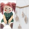 Set of 20 Smiling Wood Beads Creative DIY Crafts Accessories Wood Material