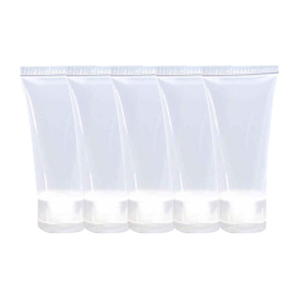 

5PC Empty Hand Soap Cosmetic Travel Lotion Containers Bottle білий