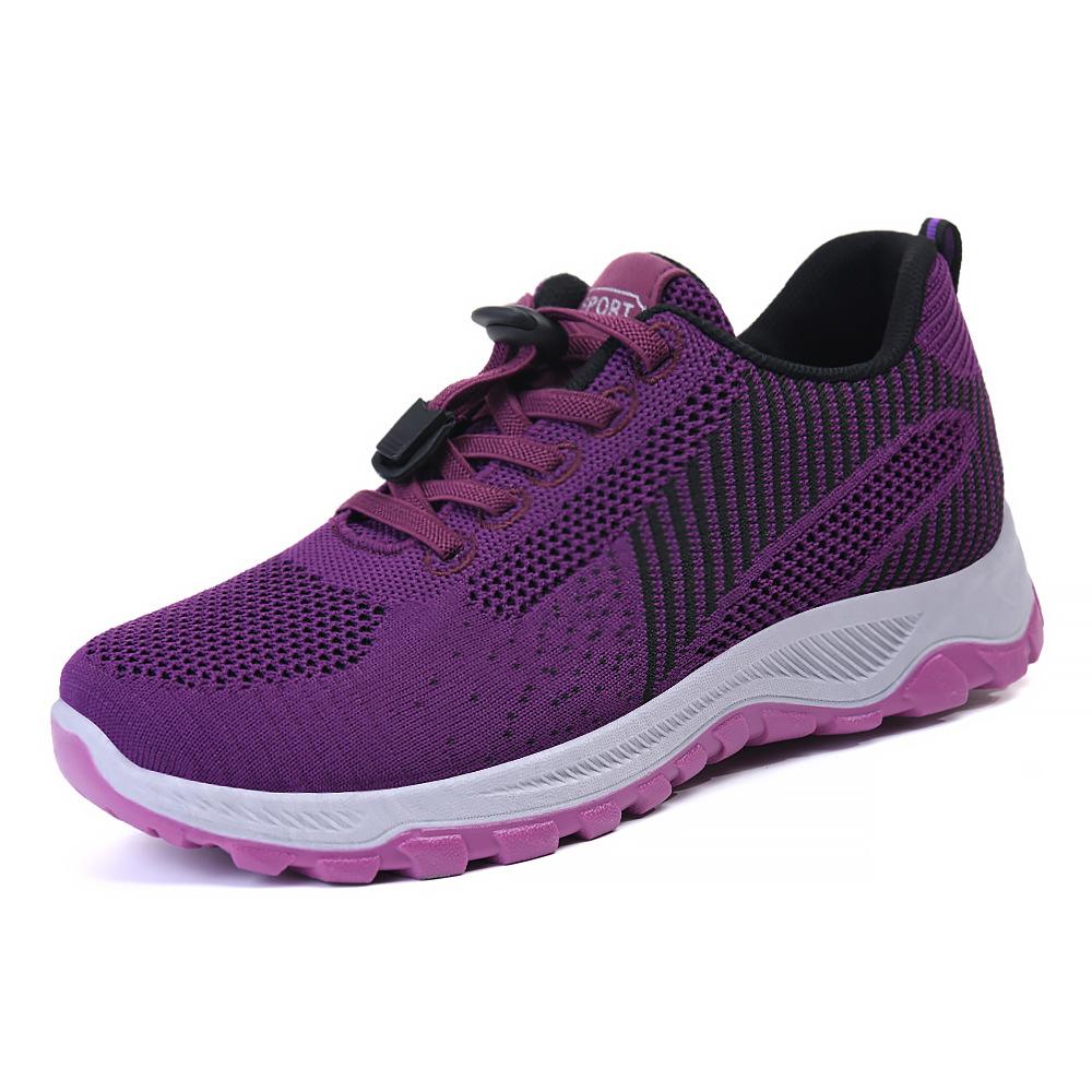 Changfengshu Women's Shoe Processing Customization New Mesh Casual Shoes Soft Sole Comfortable Single Shoes Daily Versatile Mother Shoes