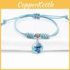 Stylish Anime Bracelet With Adjustable Blue Cord For Unisex Use