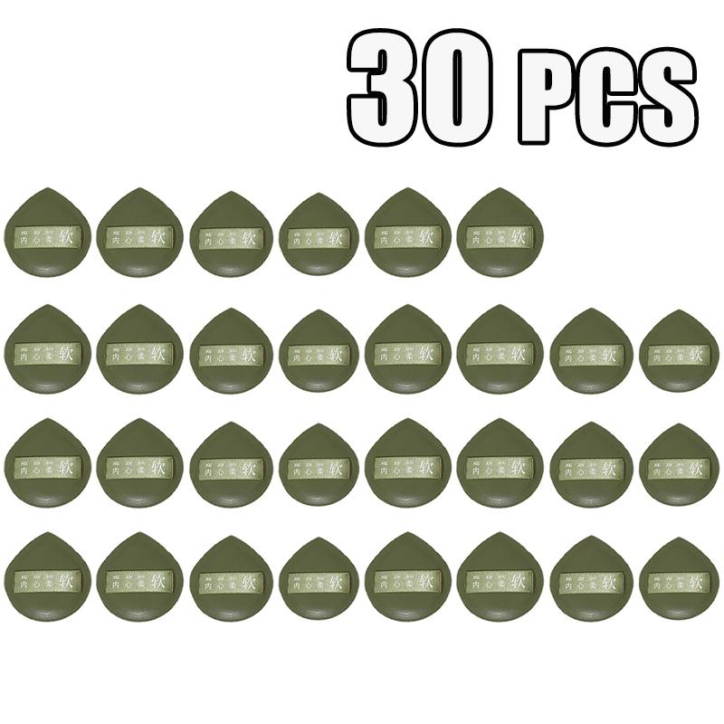30 PCS Air Cushion Cosmetics Puff Facial Concealer Foundation Natural Sponge Soft Makeup Puffs Wet Drying Use Puffs Makeup Tools