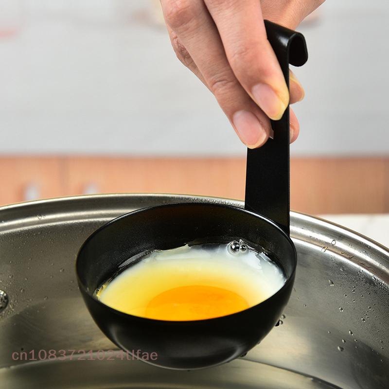 Kitchen Nonstick Egg Steamer Rack Egg Cooker Egg Molds Easy Use Poached Boiling Eggs Maker Spoon Boiled Holder