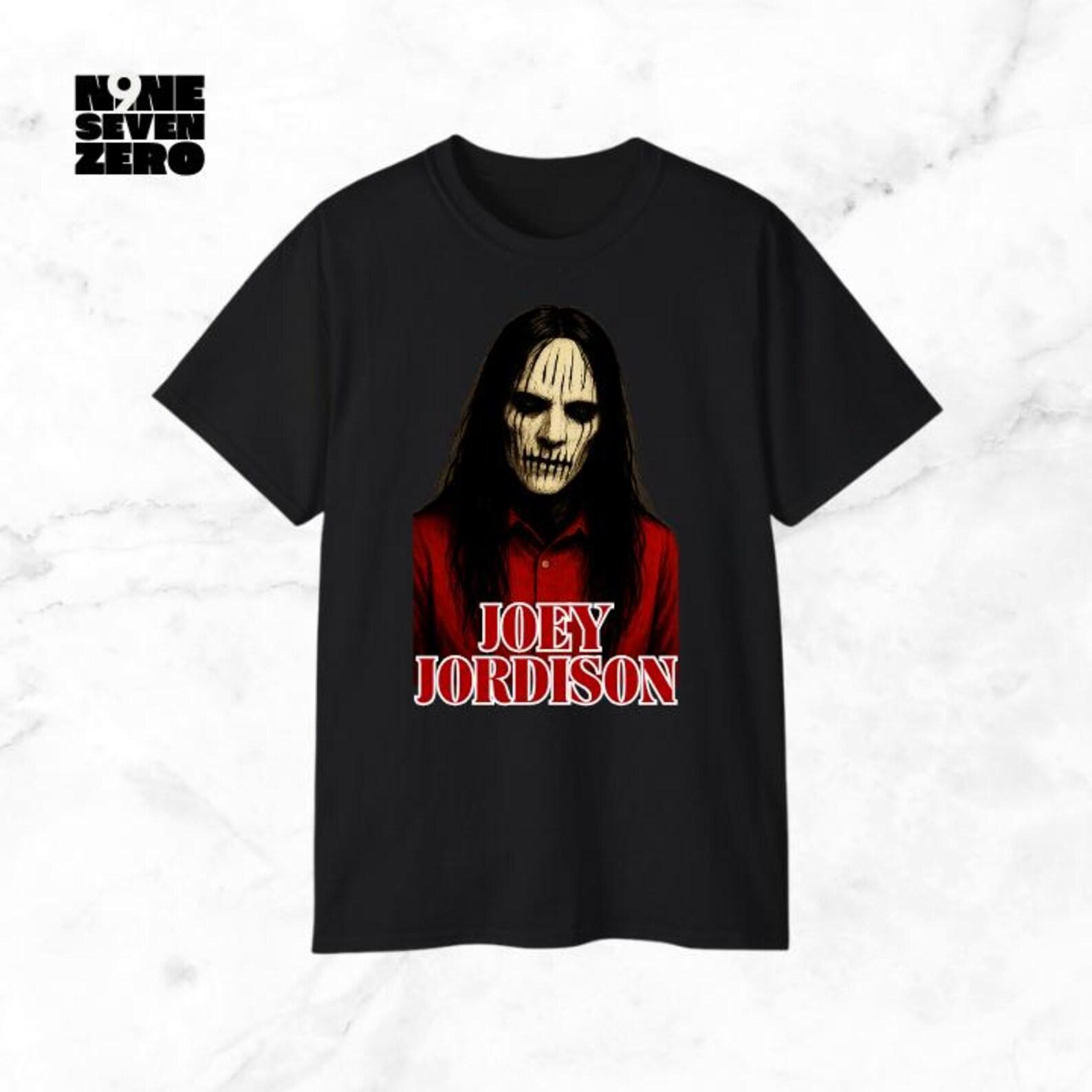 Joey Jordison Slipknot Black Cotton T-Shirt: Unisex Concert Outfit L
