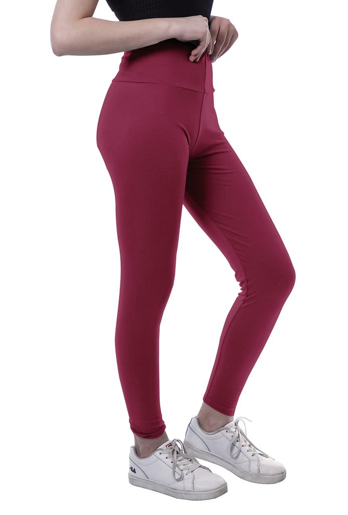 Moomaya High Waist Leggings For Womens Pull On Soft Running Yoga Pants-VY