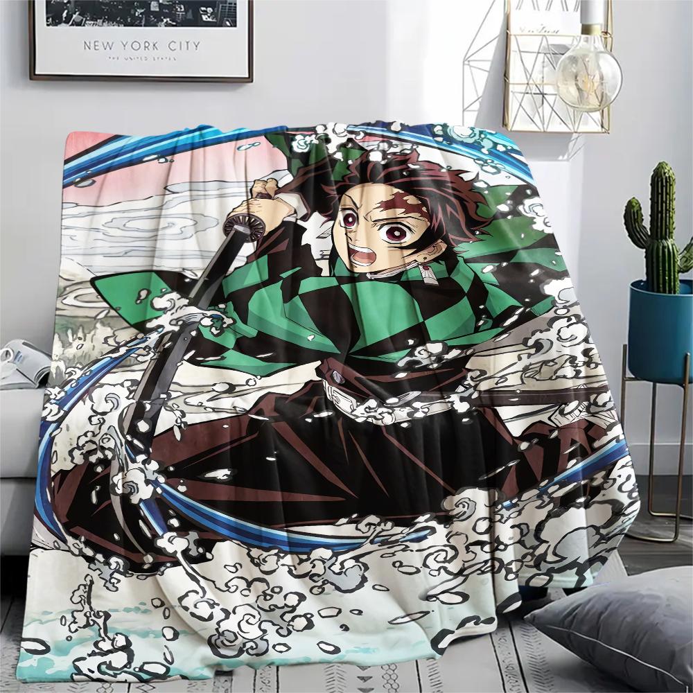 Demon Slayer Main Quest Blanket, Soft Throw for Bedroom Decor, Perfect Gift for Anime Fans.chl
