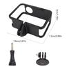Multifunctional Camera Frame Delivering Comprehensive Protective Against Bump Facilitating Accessory Expansion Featuring Hollowed Cutout for Controls