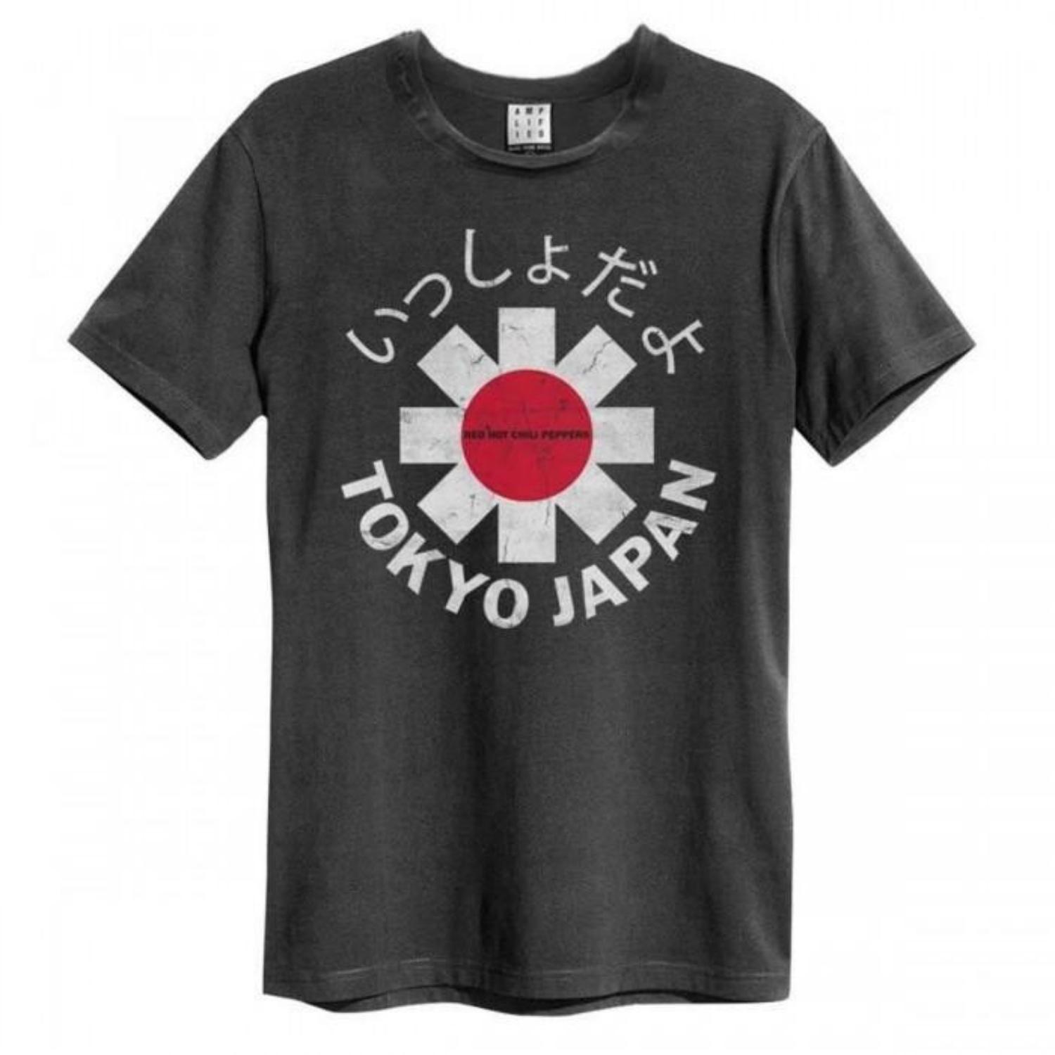 Amplified Unisex Adult Tokyo Japan Red Hot Chili Peppers T-Shirt S